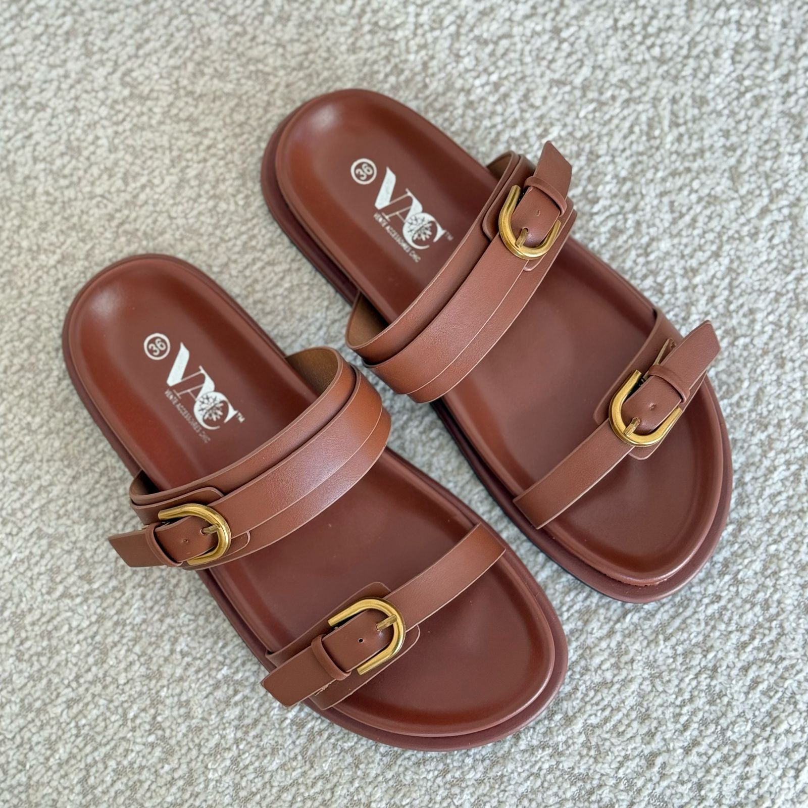 double-strap sandals