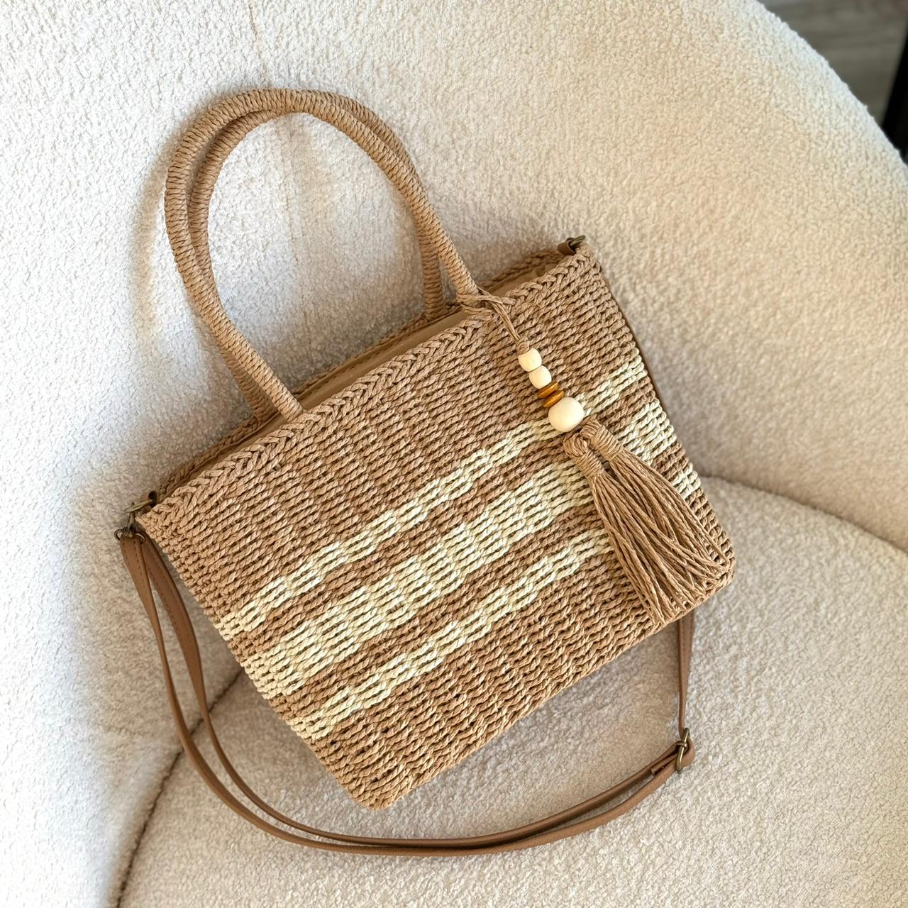 Le Petit Couffin – Straw Shoulder Bag