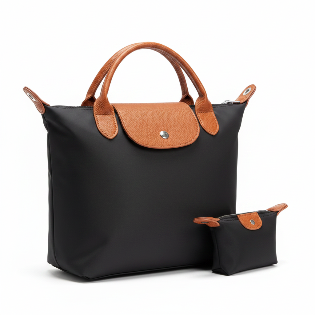 Sac a bandoulière +Mini-Pochette 
Noir