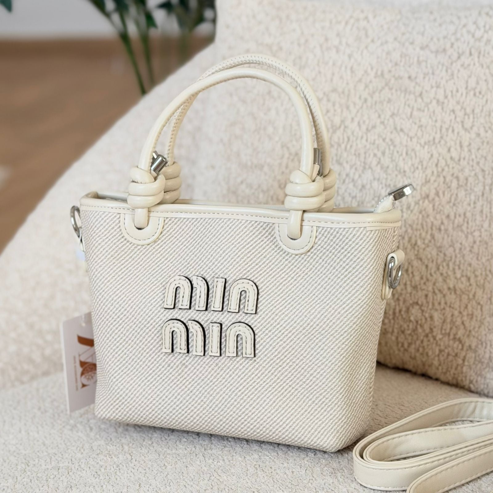 Sac à main blanc cassé - hkstore
