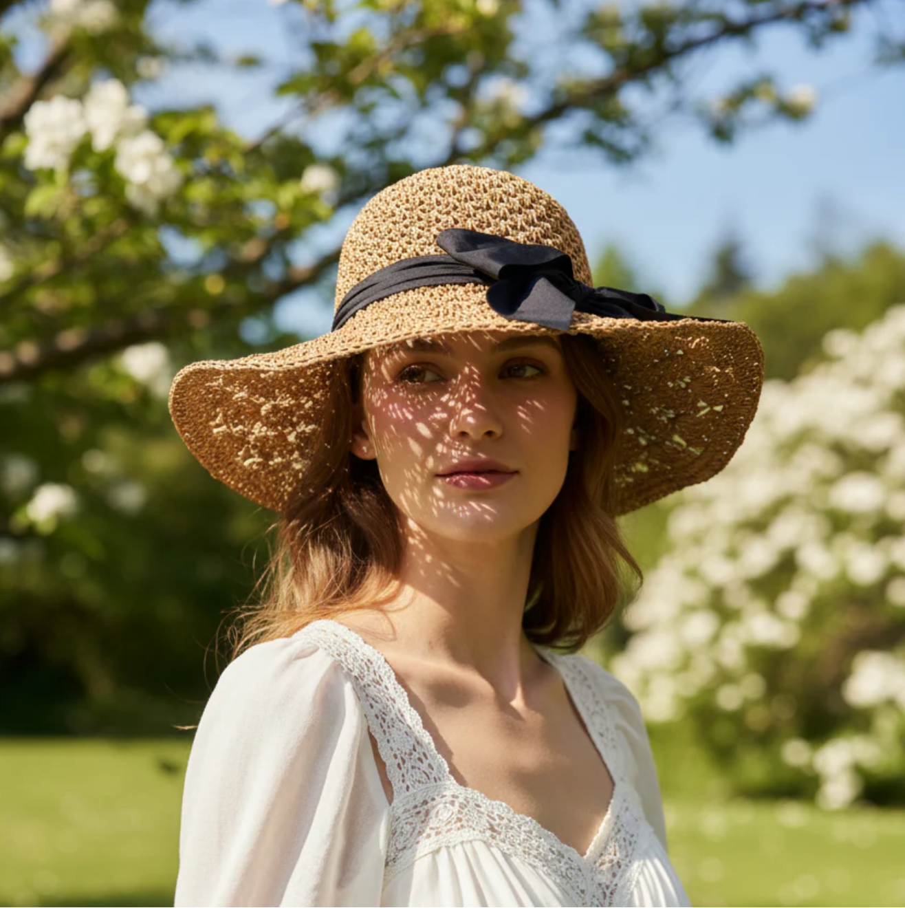 Chapeau noeud Noir