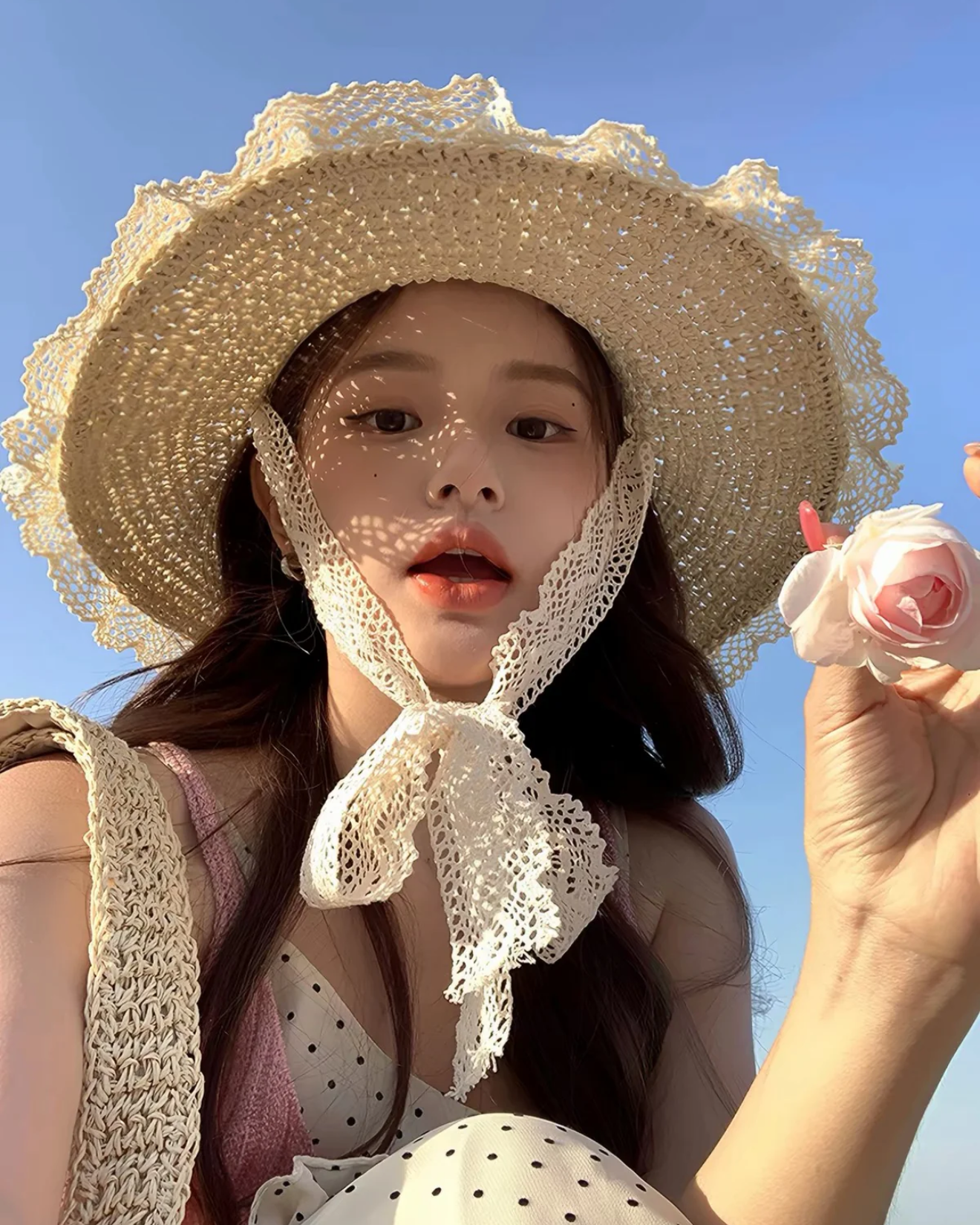Chapeau Anna crochet blanc