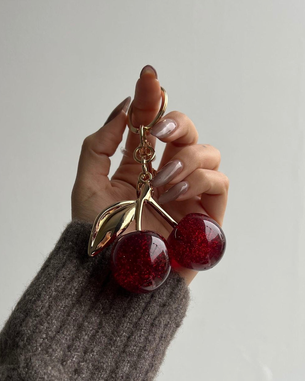 Porte clé cerise