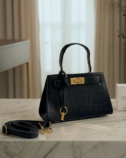 Sac à main noir croco - hkstore