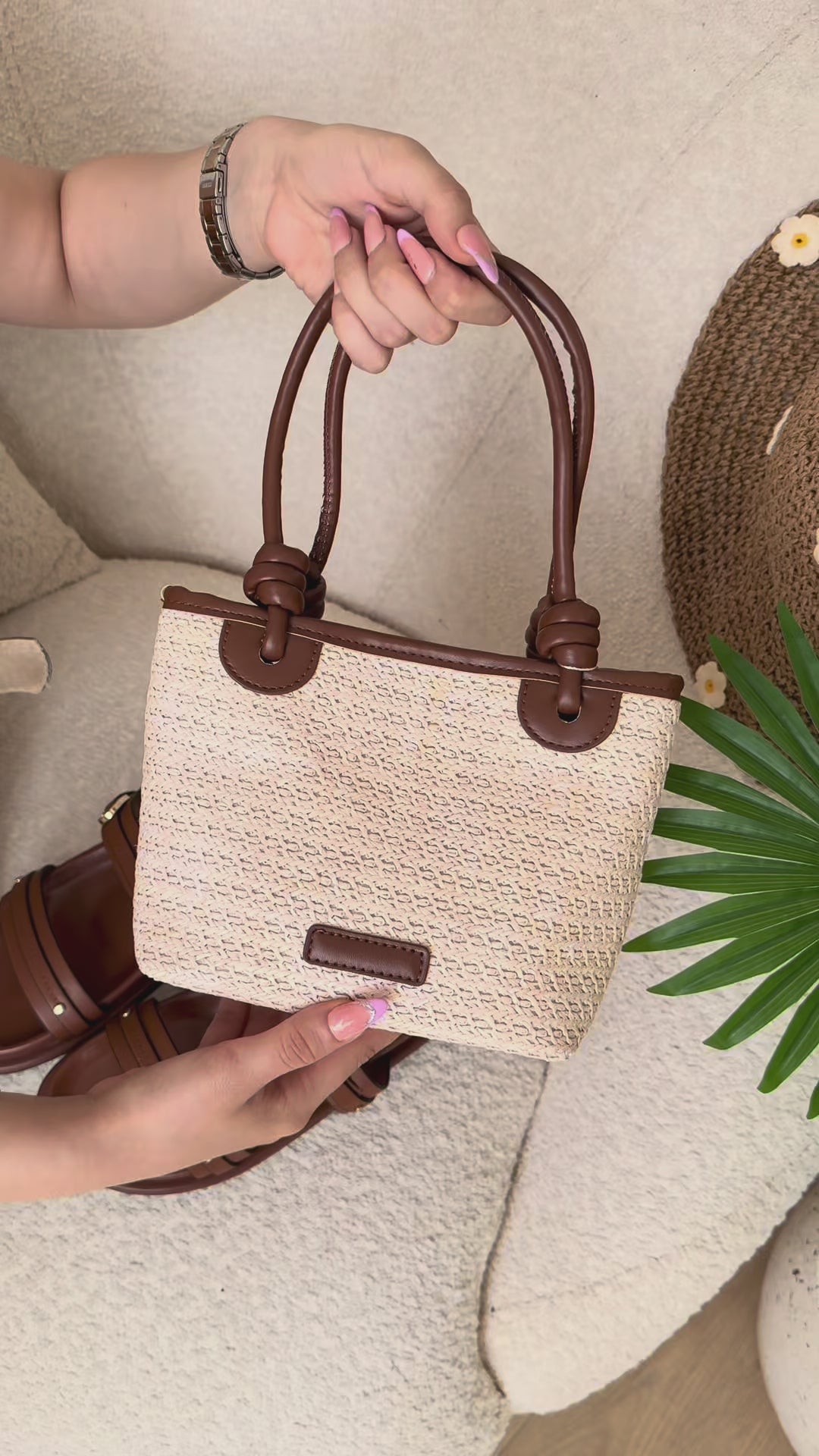 Charger la vidéo : Sac à main Riviera Blanc