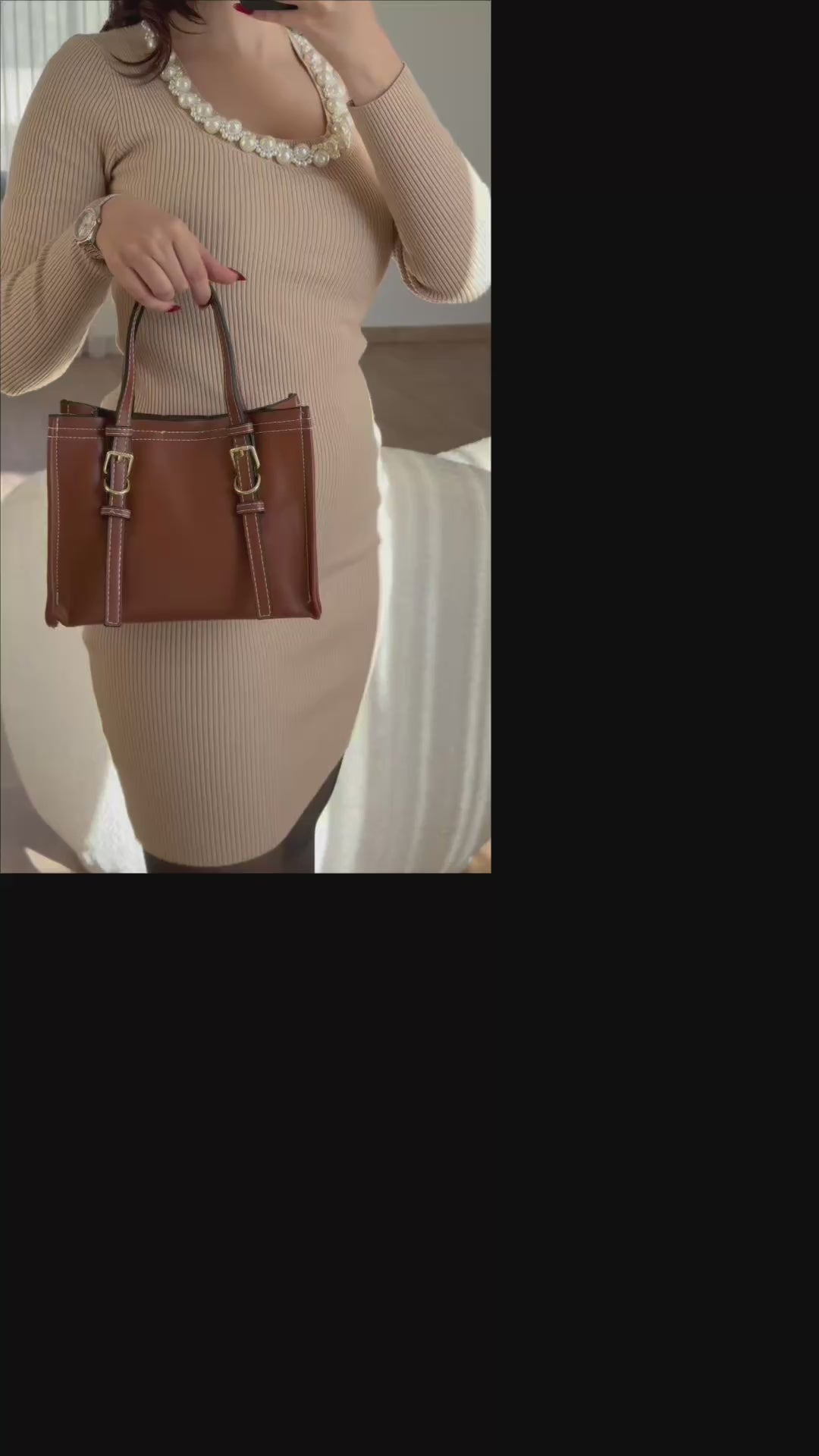 Charger la vidéo : Sac à main Le Cabas Micro