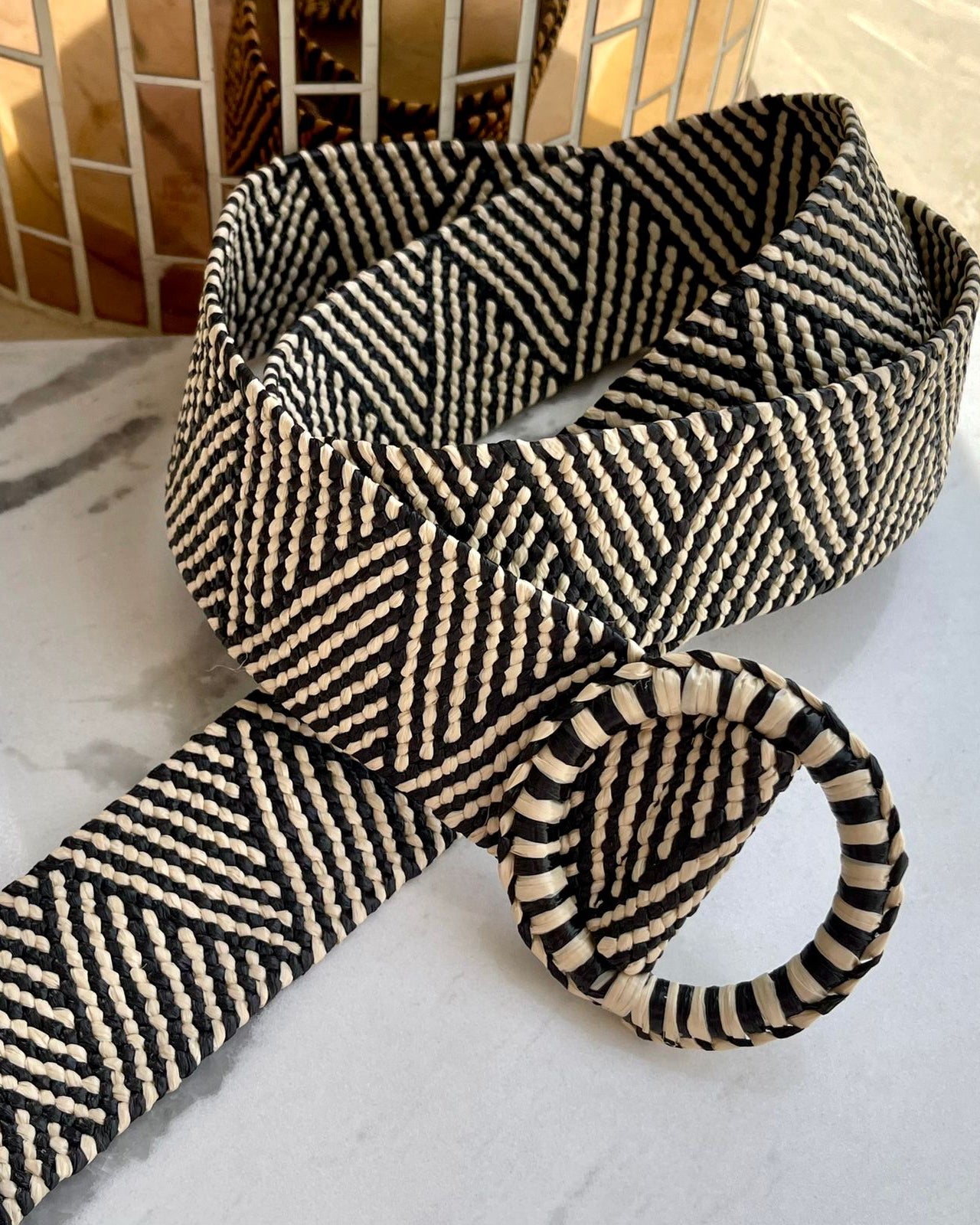 Ceinture Tressée Paille - hkstore